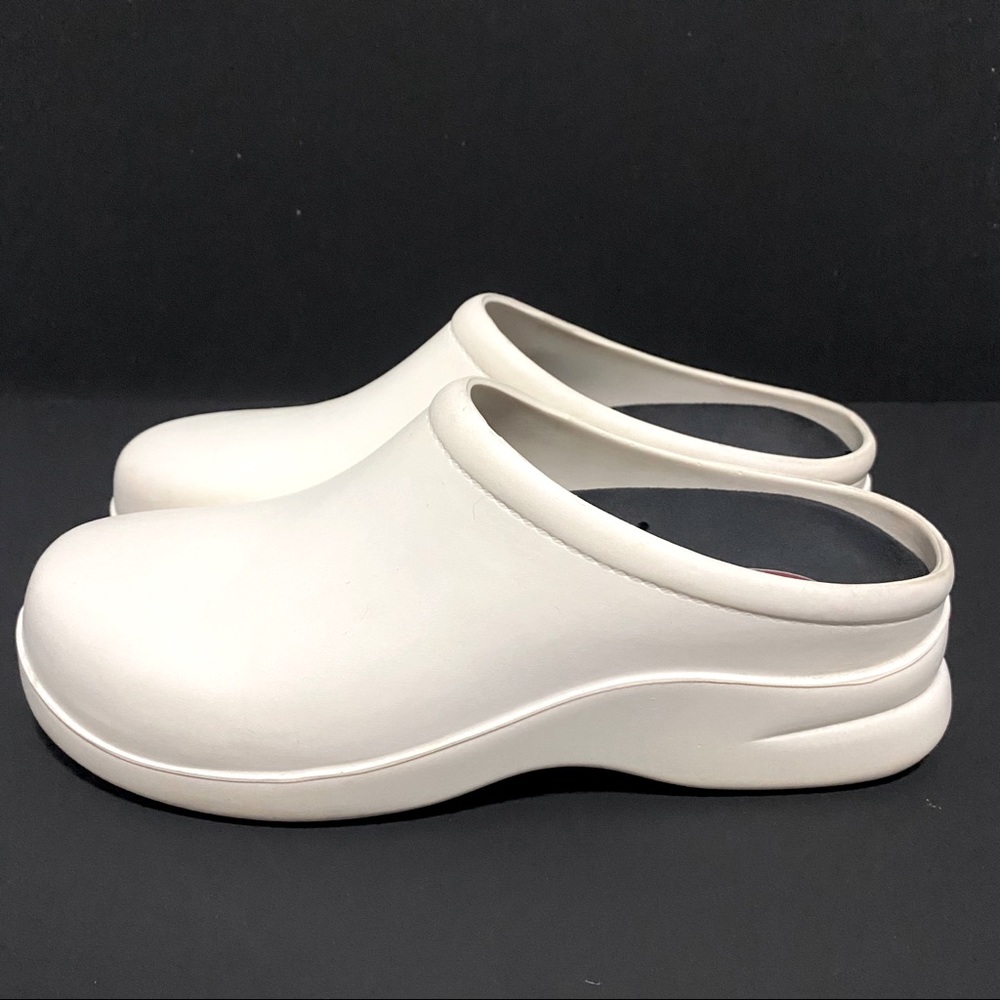 KLOGS Nursing Clogs Shoes White Rubber Womens